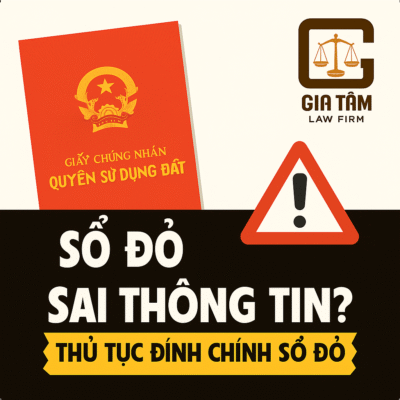 Sổ đỏ sai thông tin