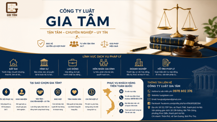 Dịch vụ pháp lý Công ty Luật Gia Tâm